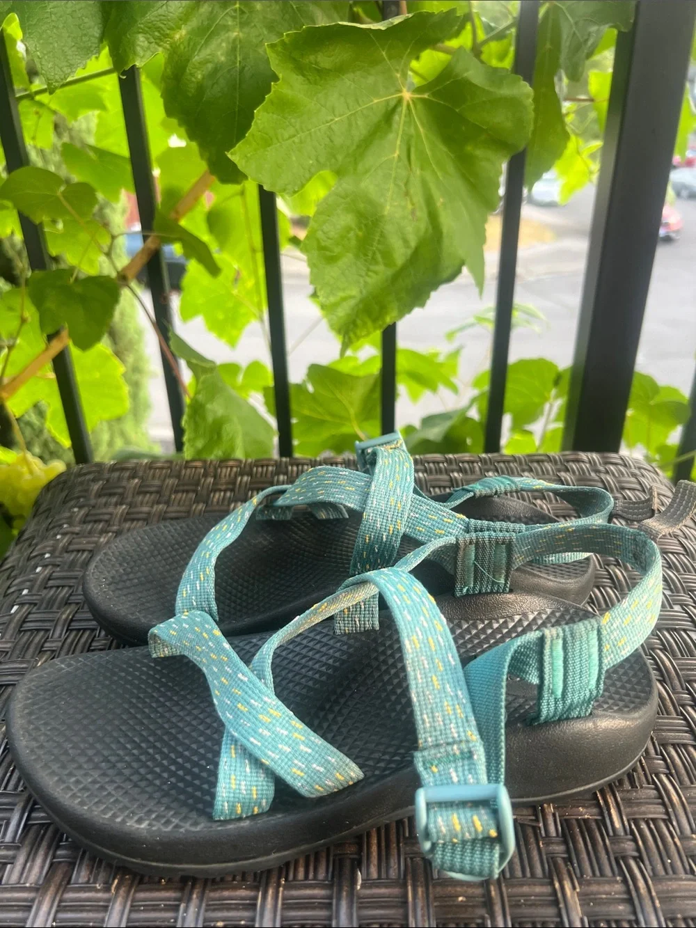 Chaco Kids Teal Strappy Sport Sandals